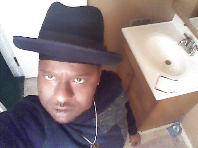 Sexy black man pimp hat