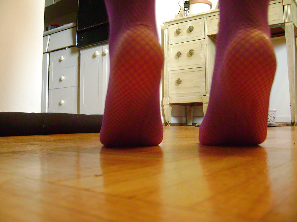 Purple Stocking Tease #31949435