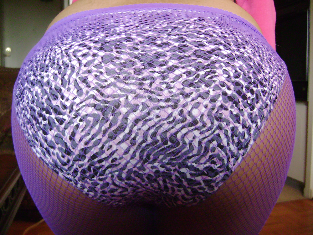 Purple Stocking Tease #31949443