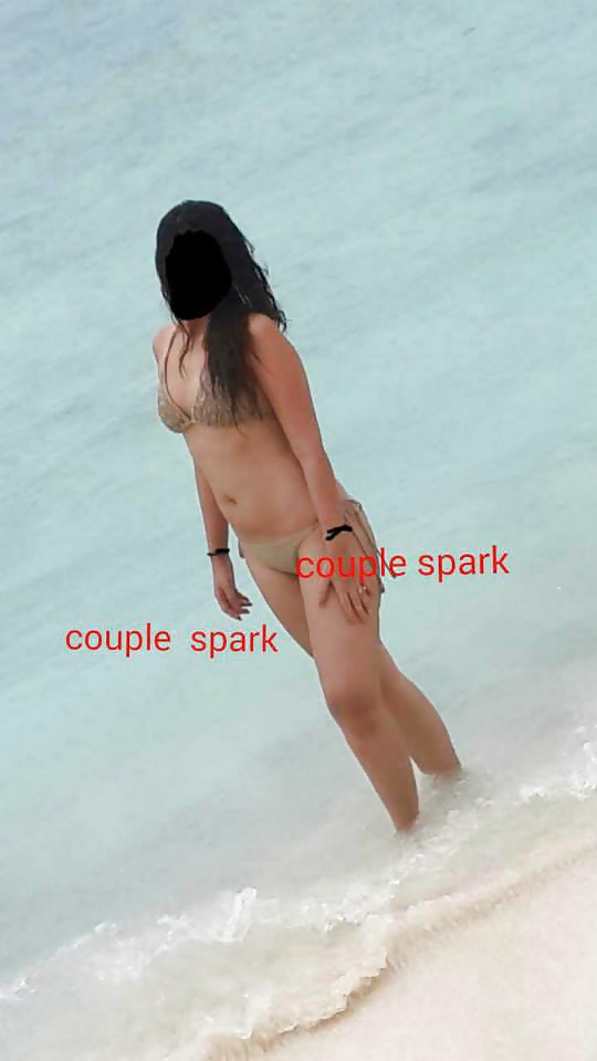 Sexy Desi Indian Couple on Beach #31019248