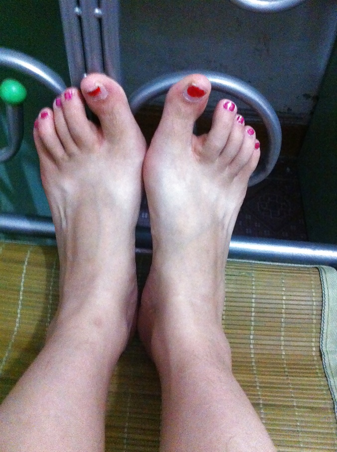 (3) My asian GF's feet, toes and soles! Chinese foot fetish! #30747531