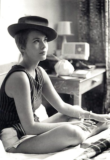 Jean Seberg Sexy Französisch Schauspielerin Mit Kurzen Haaren Nicht