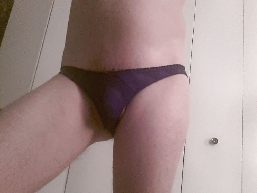 Sexy bragas de algodón púrpura
 #35951656