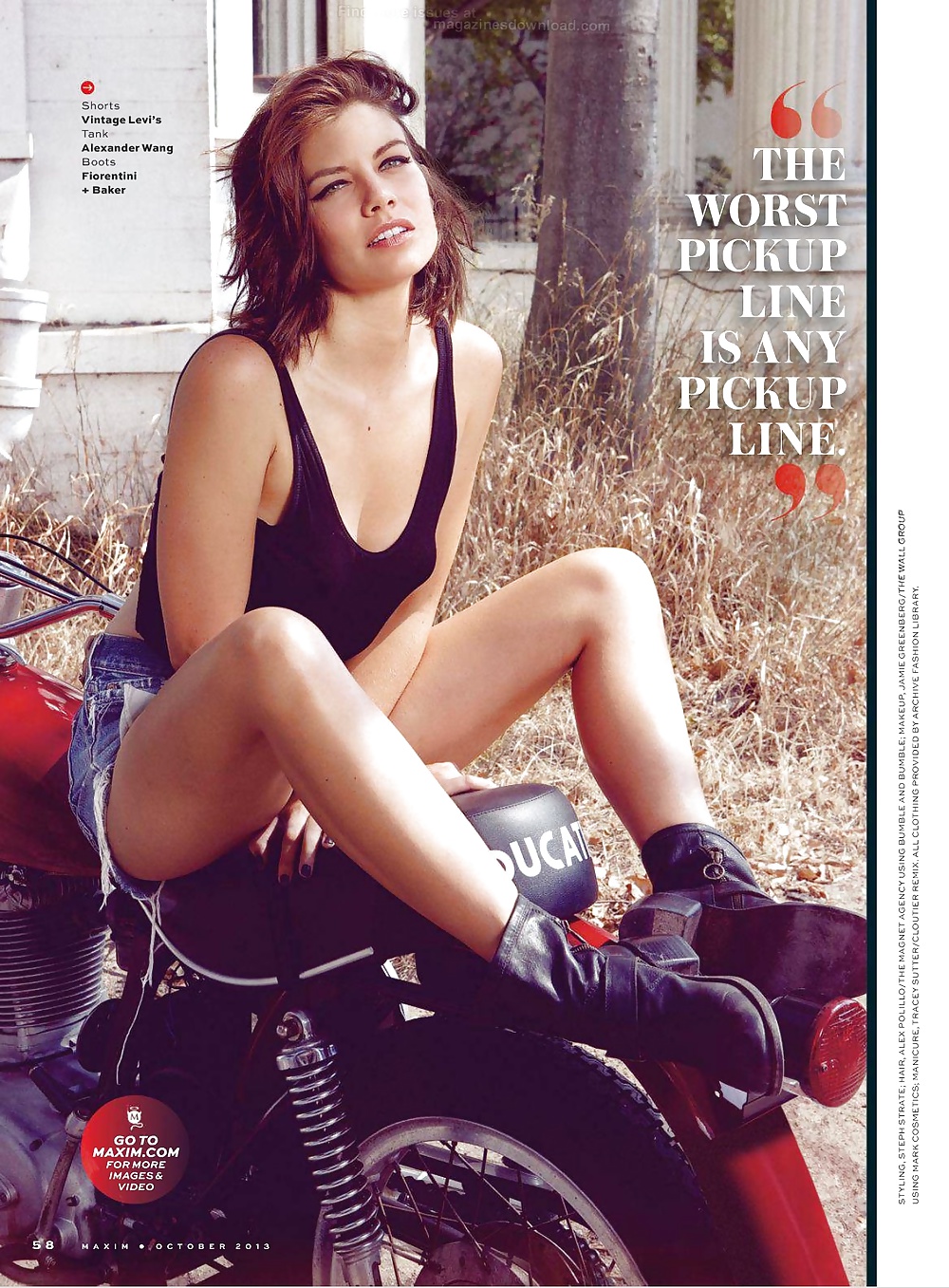 Lauren Cohan Maxim HQ (Walking Dead) (CCM) #29127029