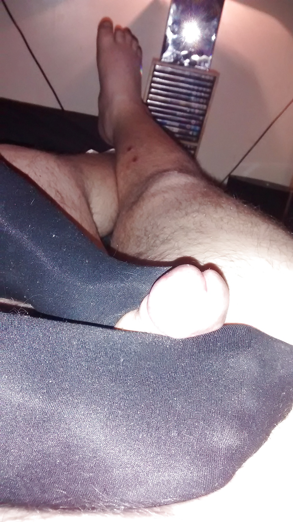 Black stockings over bodystocking . #31191634
