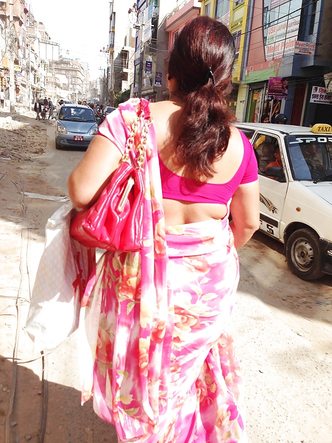 Sexy Nepali aunty with huge ass in saree #39777692
