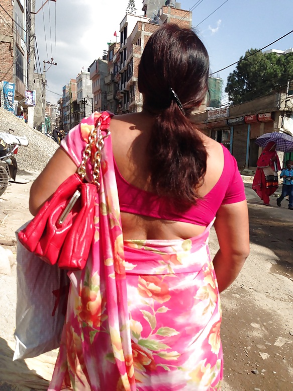 Sexy Nepali aunty with huge ass in saree #39777767