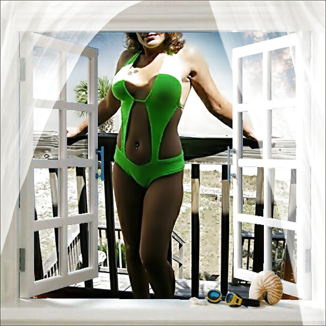 Desnudo en el balcón para los vecinos
 #29138054