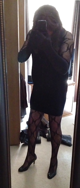 Black body stocking and heels #31859084
