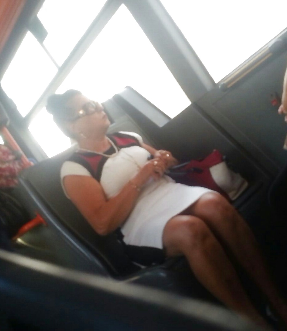 Spy sexy old + young ass and face in bus romanian #30833761