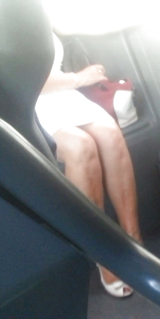 Spy sexy old + young ass and face in bus romanian #30833766