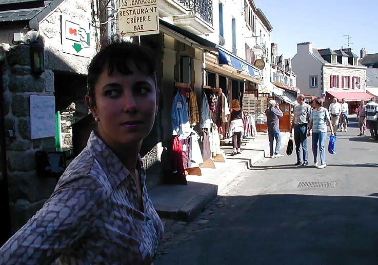 FRENCH NADINE flashing at Concarneau 2003  #27121571