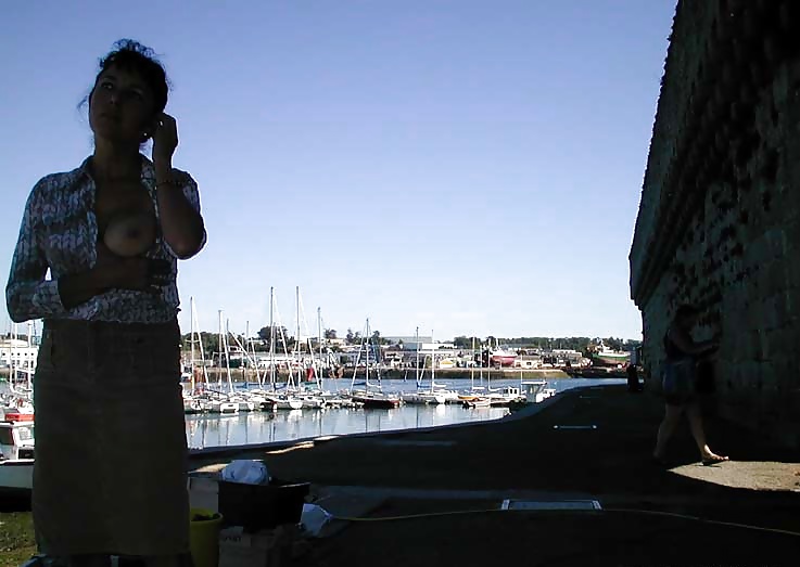 FRENCH NADINE flashing at Concarneau 2003  #27121597