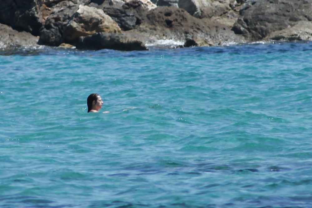 Topless beach in Naxos3 #34630715