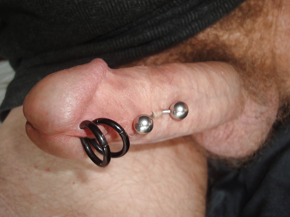 HD closeup of my pierced circumcised penis #23959229