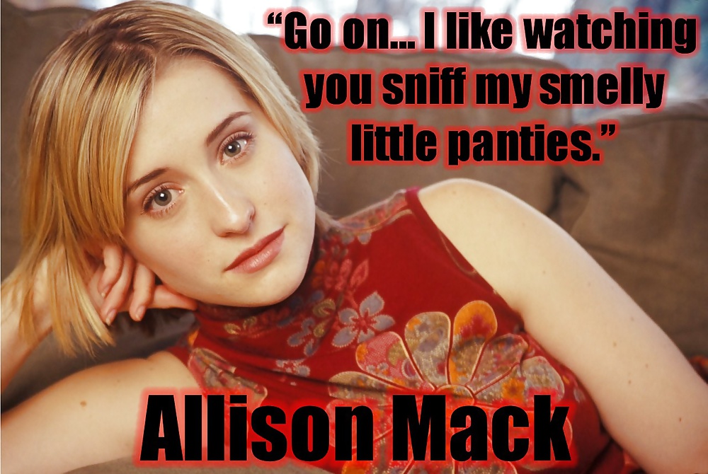 Sniff Allison Mack's smelly little panties #31172584
