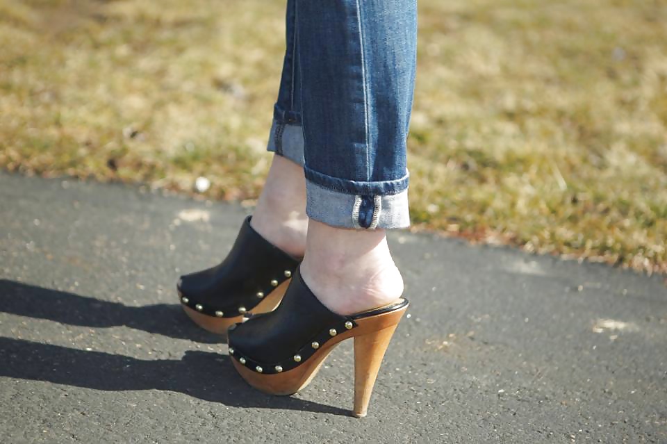 High heel mules and clogs #41062638