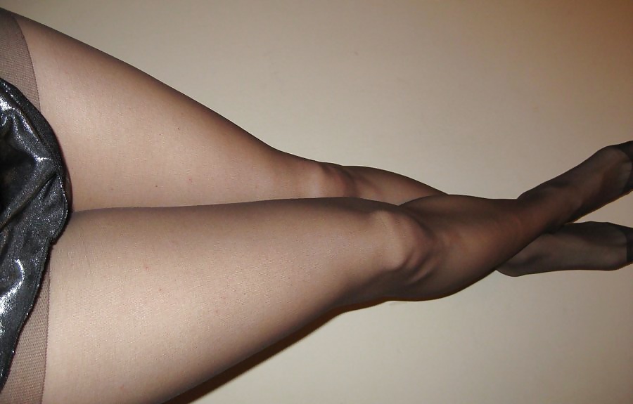 Nylon upskirt - just legs in nylon 4 #32535797
