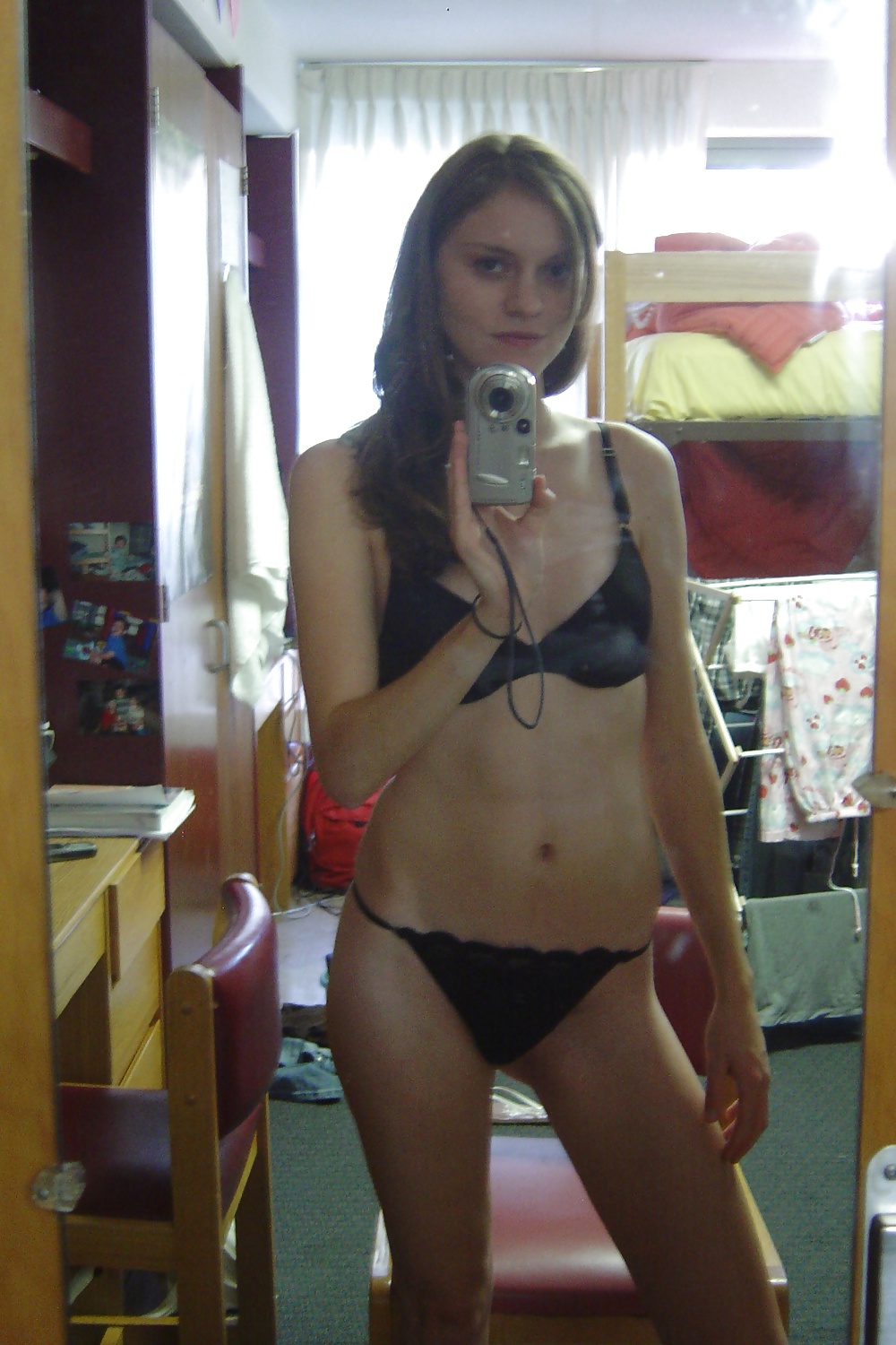 Teen college girl pose guck suck lingerie #30064540
