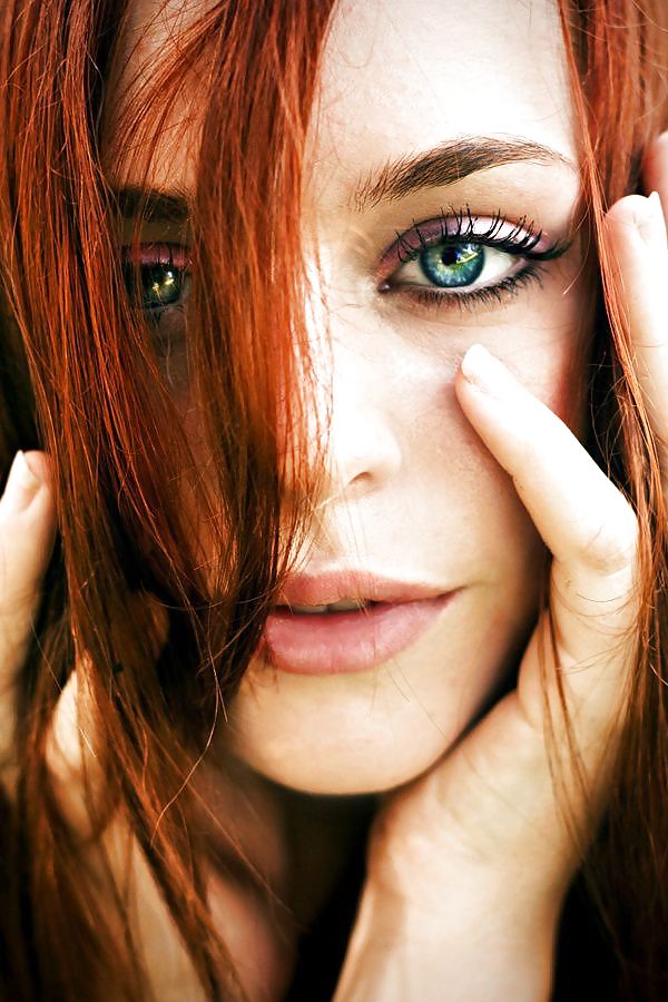 Redheads, red hair. Softcore beauties. #24760434