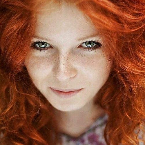 Redheads, red hair. Softcore beauties. #24760559