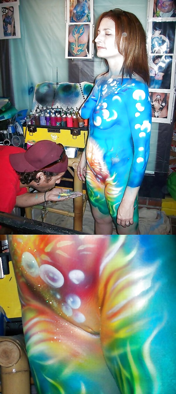 Artful Art Of Body Art- Painting #14 #40357966