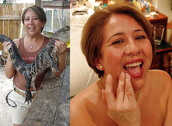 Exposed Slut Wives - Before and After 5 #25697318