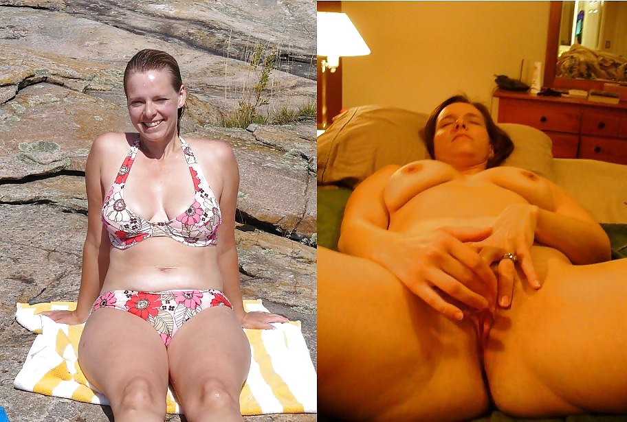 Exposed Slut Wives - Before and After 5 #25697356