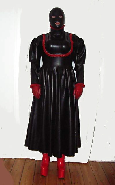 SheilaFetishTV, Black Long Latex Dress #29059174