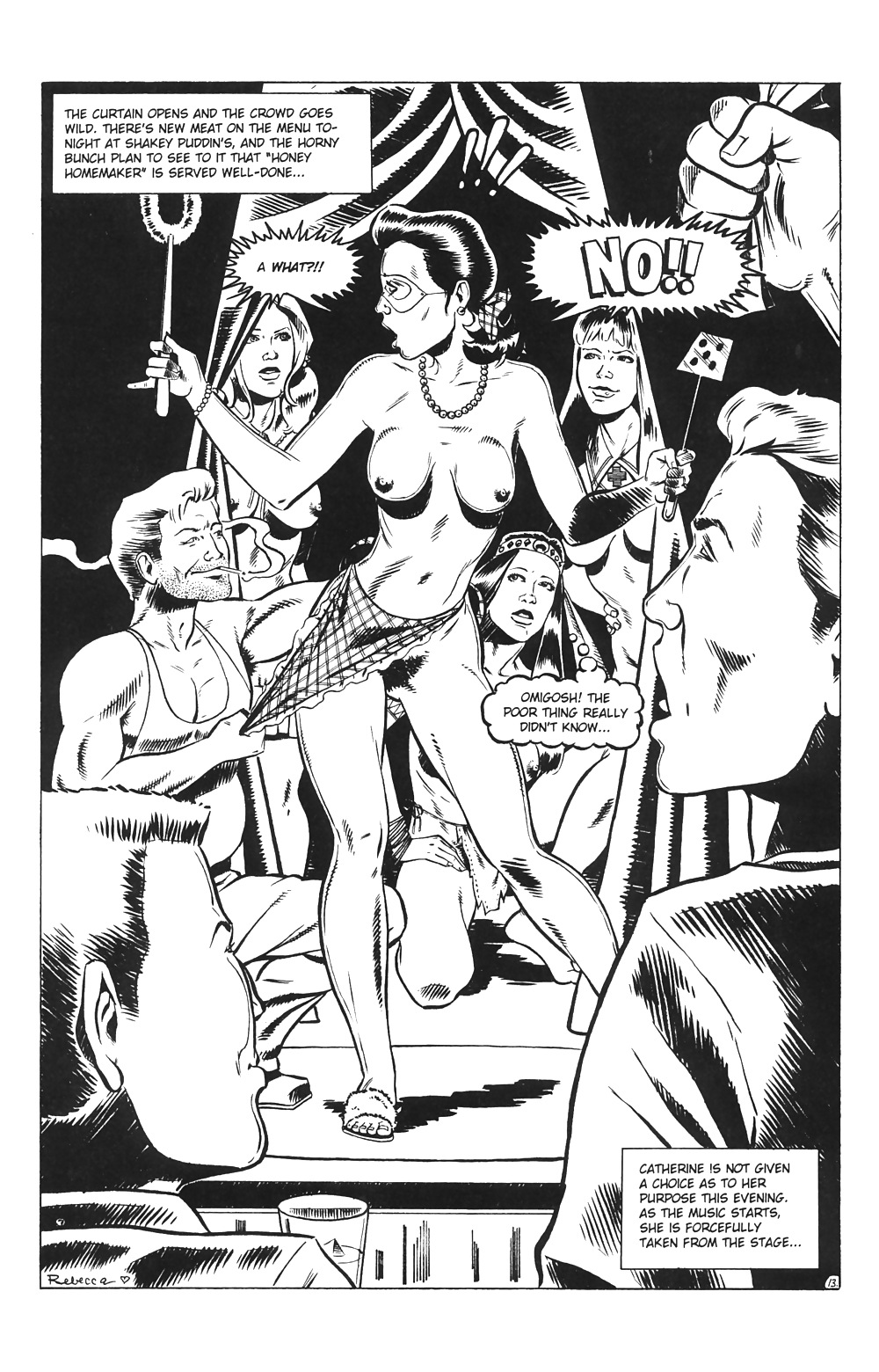 Ménagères En Jeu # 03 - Comics Eros Par Rebecca - Octobre 2001 #25714009