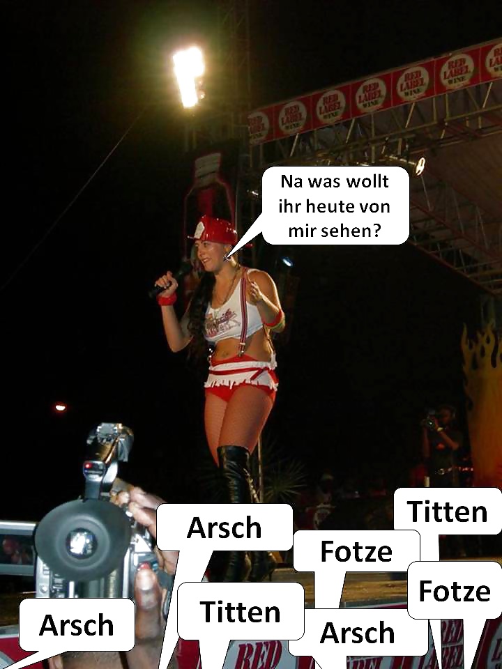 Didascalie tedesche di kim la queen (regina tedesca di dancehall)
 #26302478