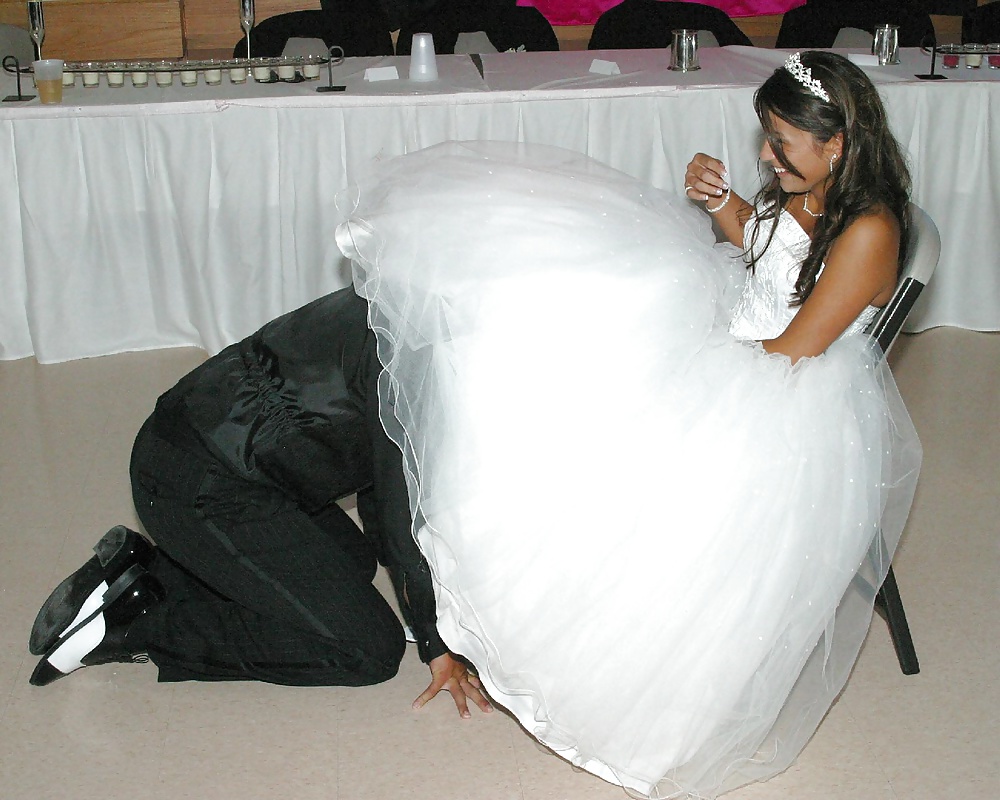 Under Wedding Dress #40804913