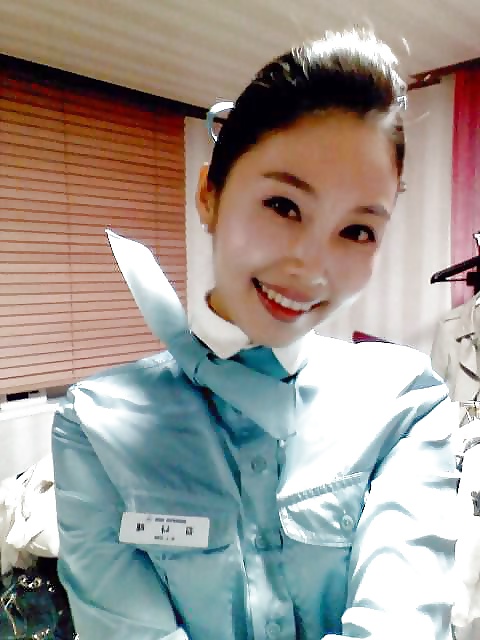 Korean air hostess in public #28189388