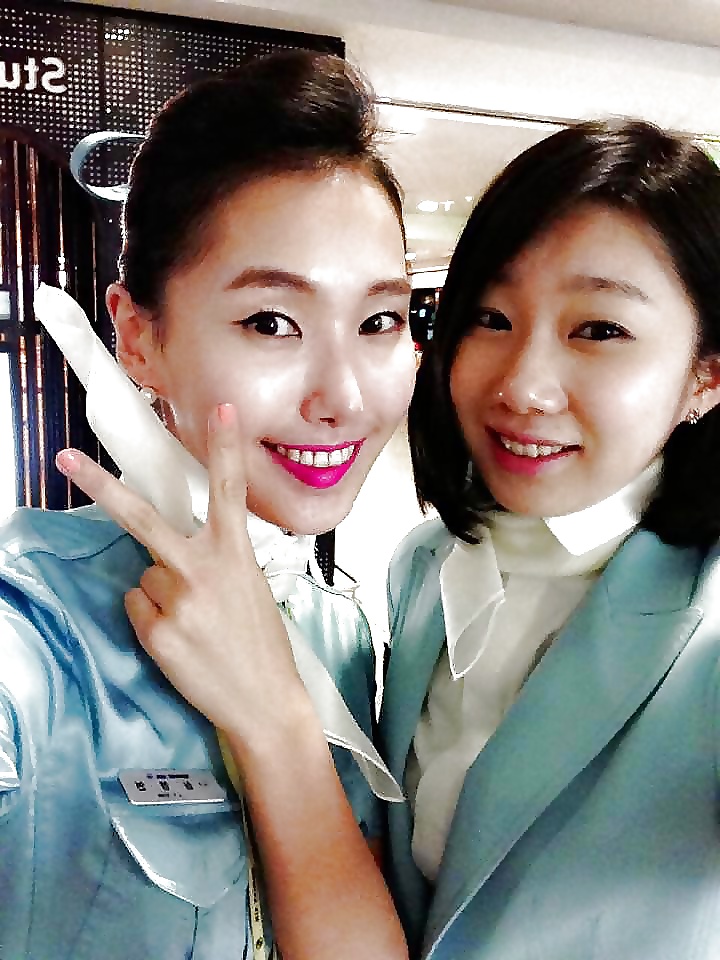 Korean air hostess in public #28189391