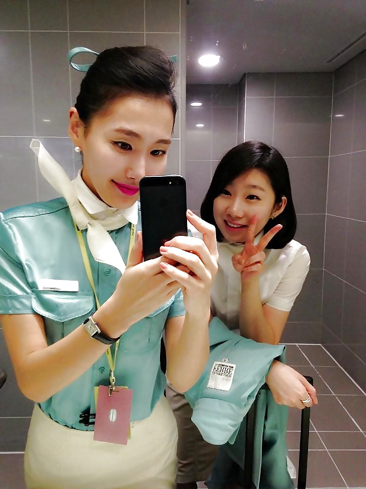 Korean air hostess in public #28189396