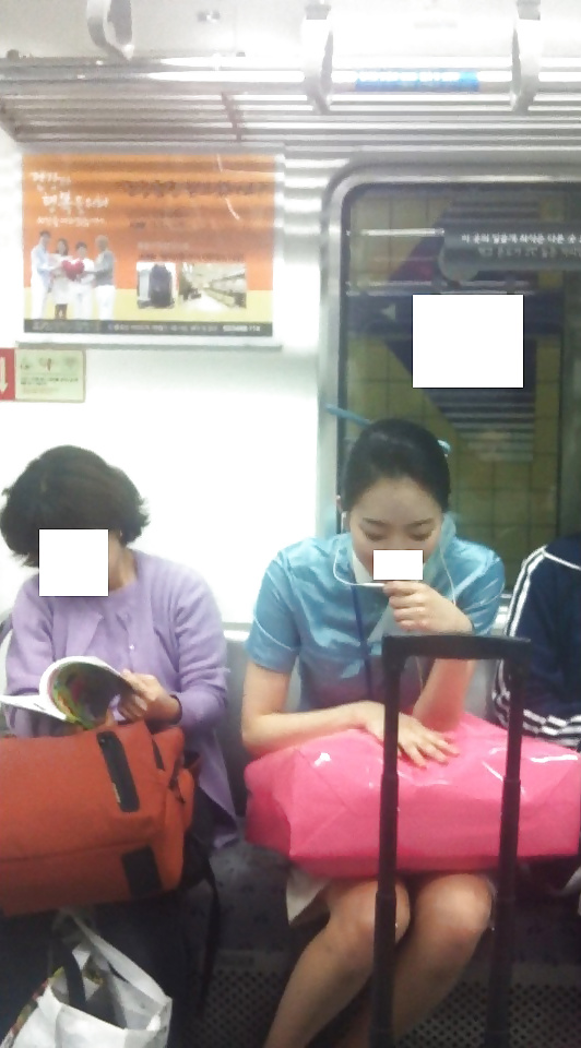 Korean air hostess in public #28189444