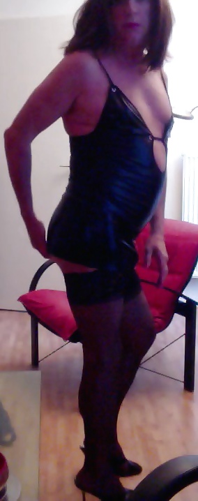 Lucys's Shiny  black dress  #33965977