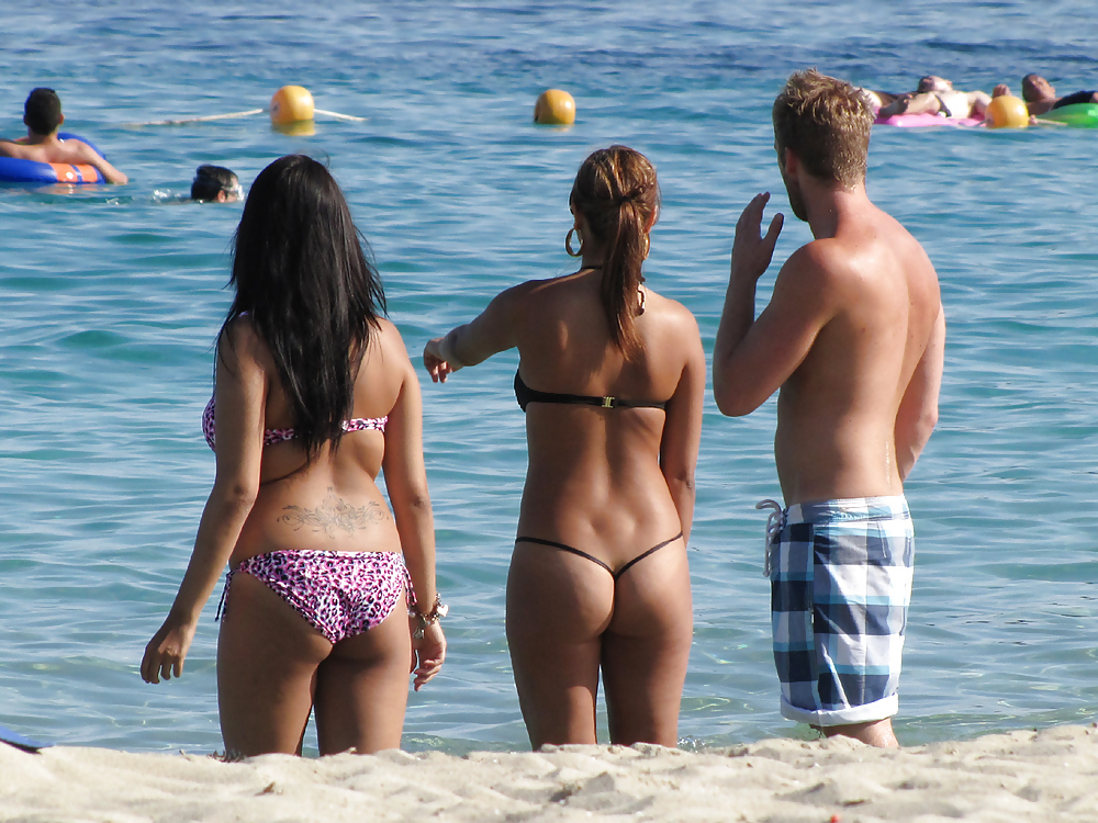 Thongs and hot pants on European beaches #36236271