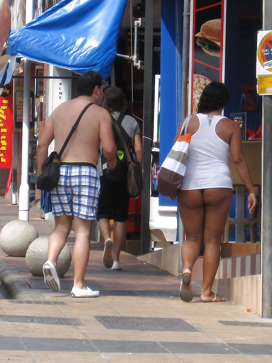 Thongs and hot pants on European beaches #36236292