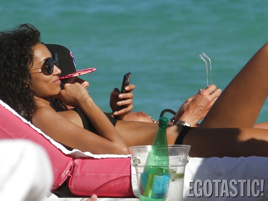 Anais Mali with her friend soaks up the sun in Miami #35287867