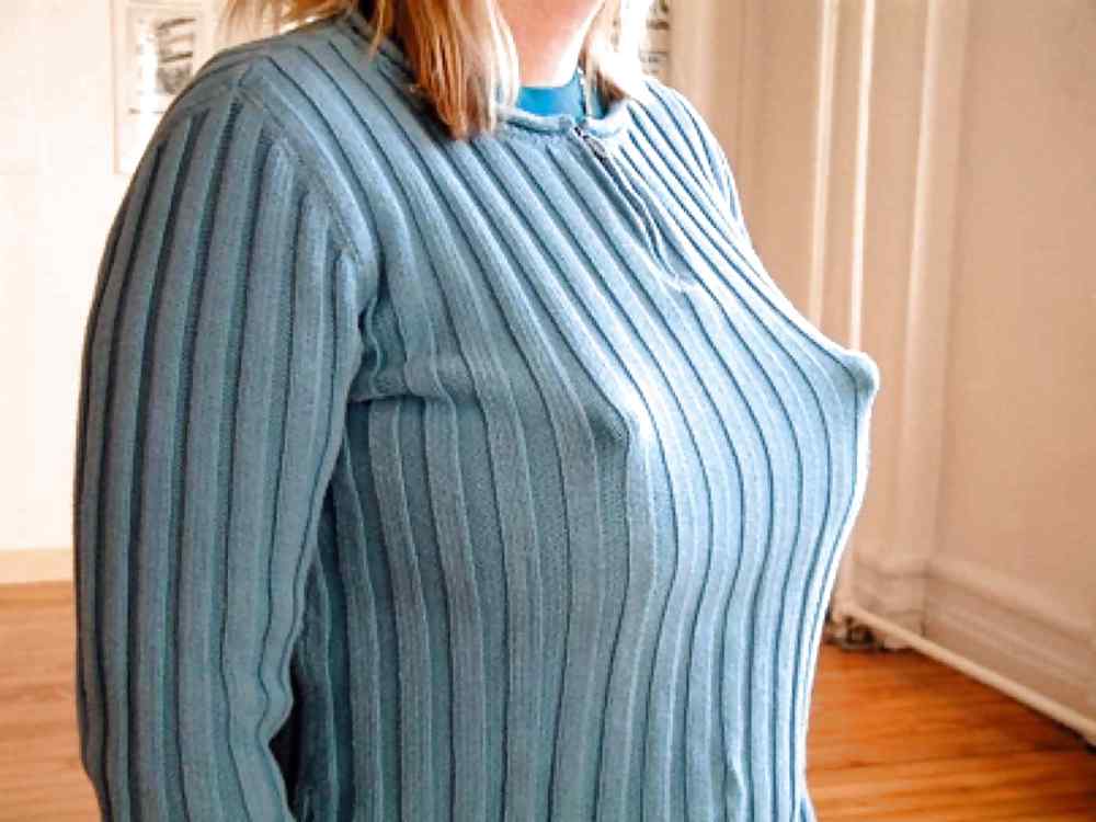 Sexy busty sweater babes #36446913