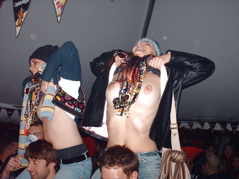 Mardi Gras girls flashing their boobs #35614398