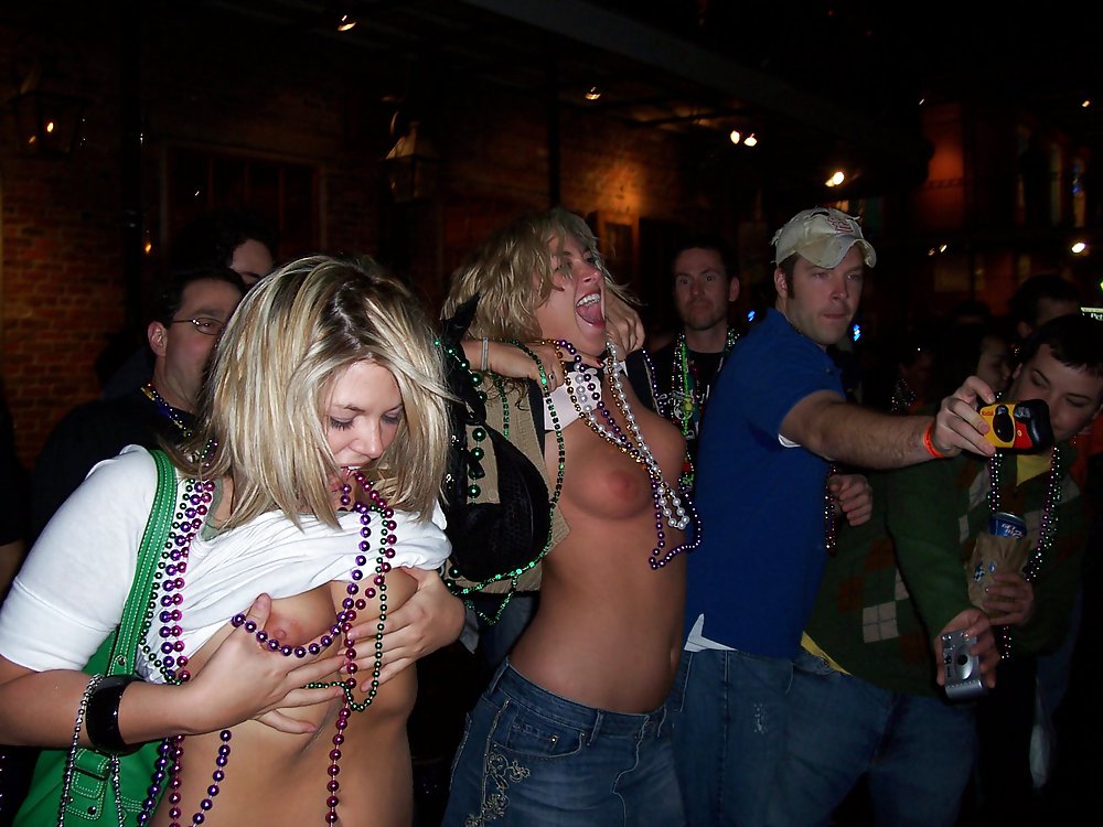 Mardi Gras girls flashing their boobs #35614438