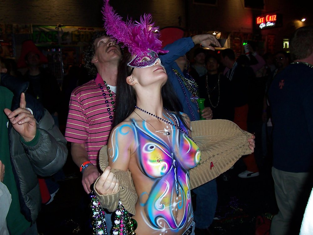 Mardi Gras girls flashing their boobs #35614445