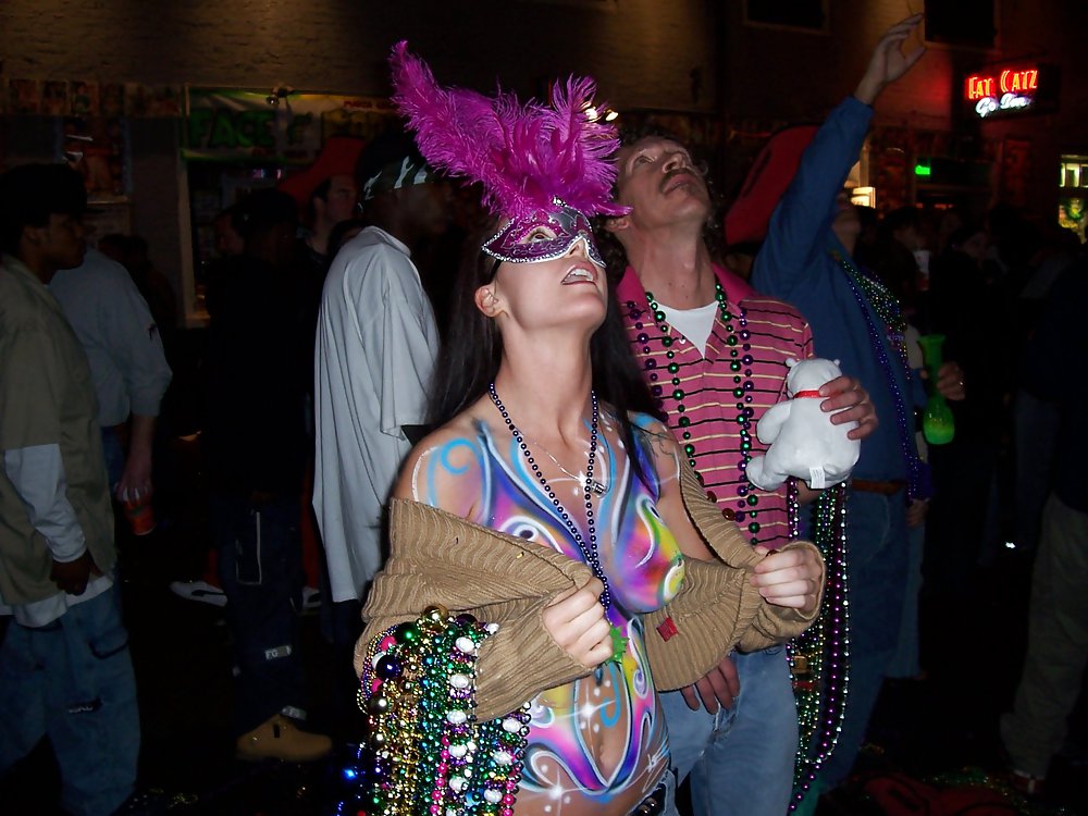 Mardi Gras girls flashing their boobs #35614449