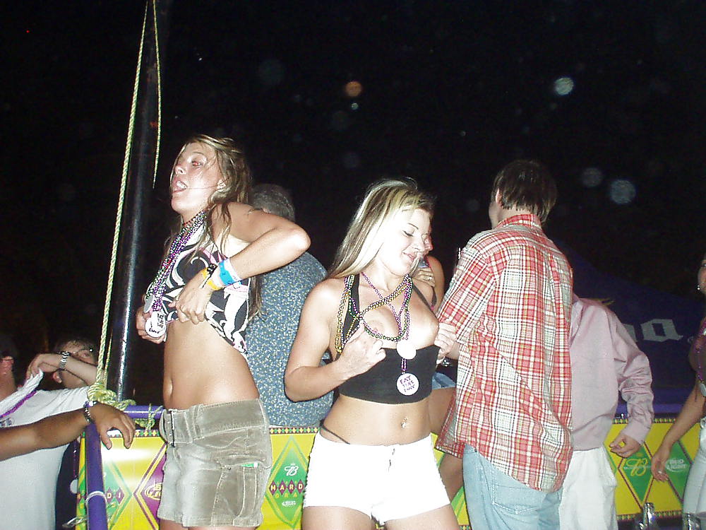 Mardi Gras girls flashing their boobs #35614484