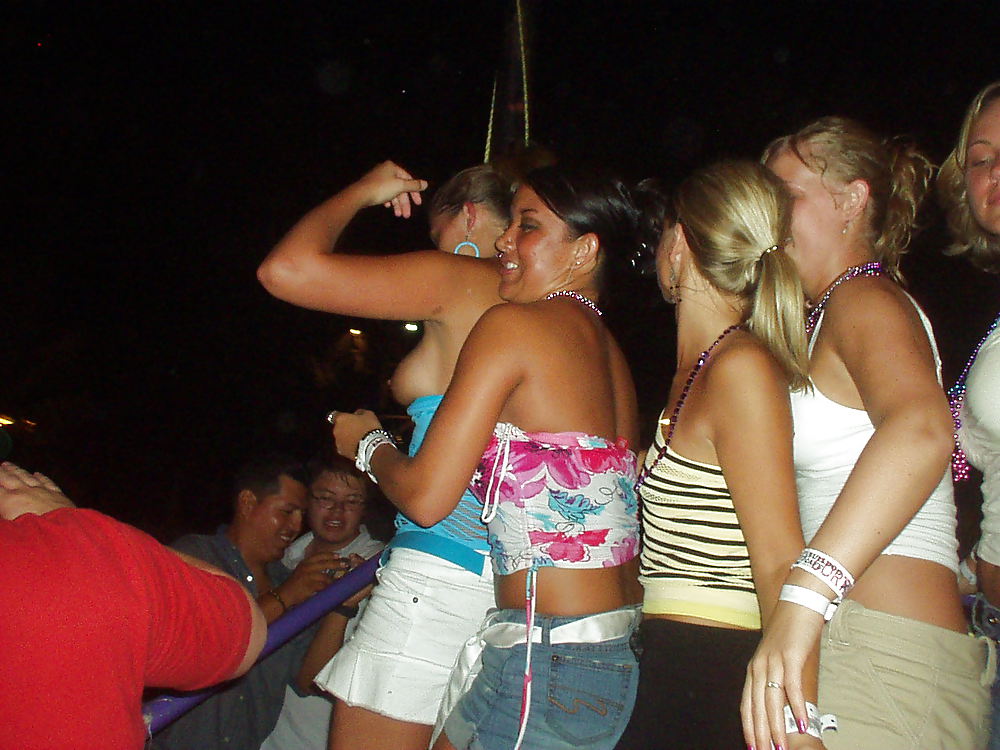 Mardi Gras girls flashing their boobs #35614496