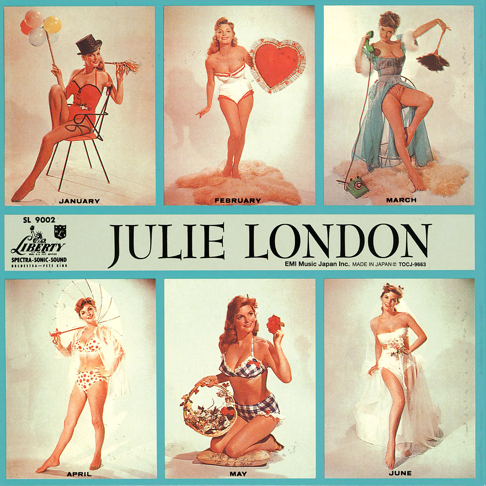 Julie London - Pin Up Plans Pour 1956 Calendrier Album Fille #23149773