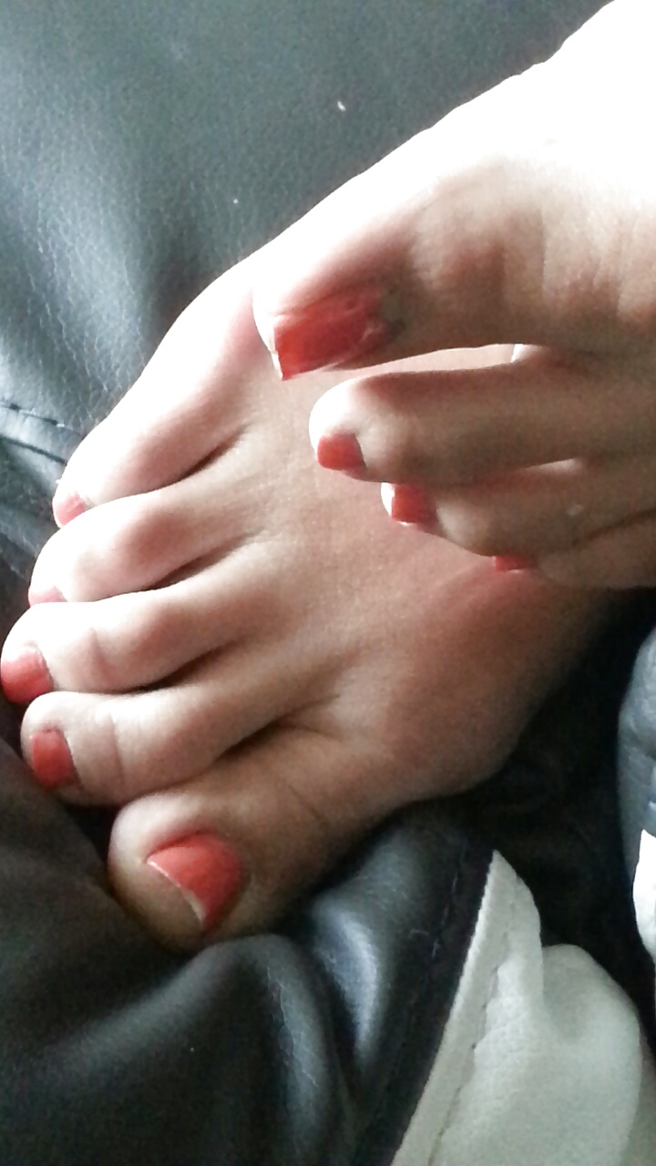 French lover wife pink feet toes #34197098