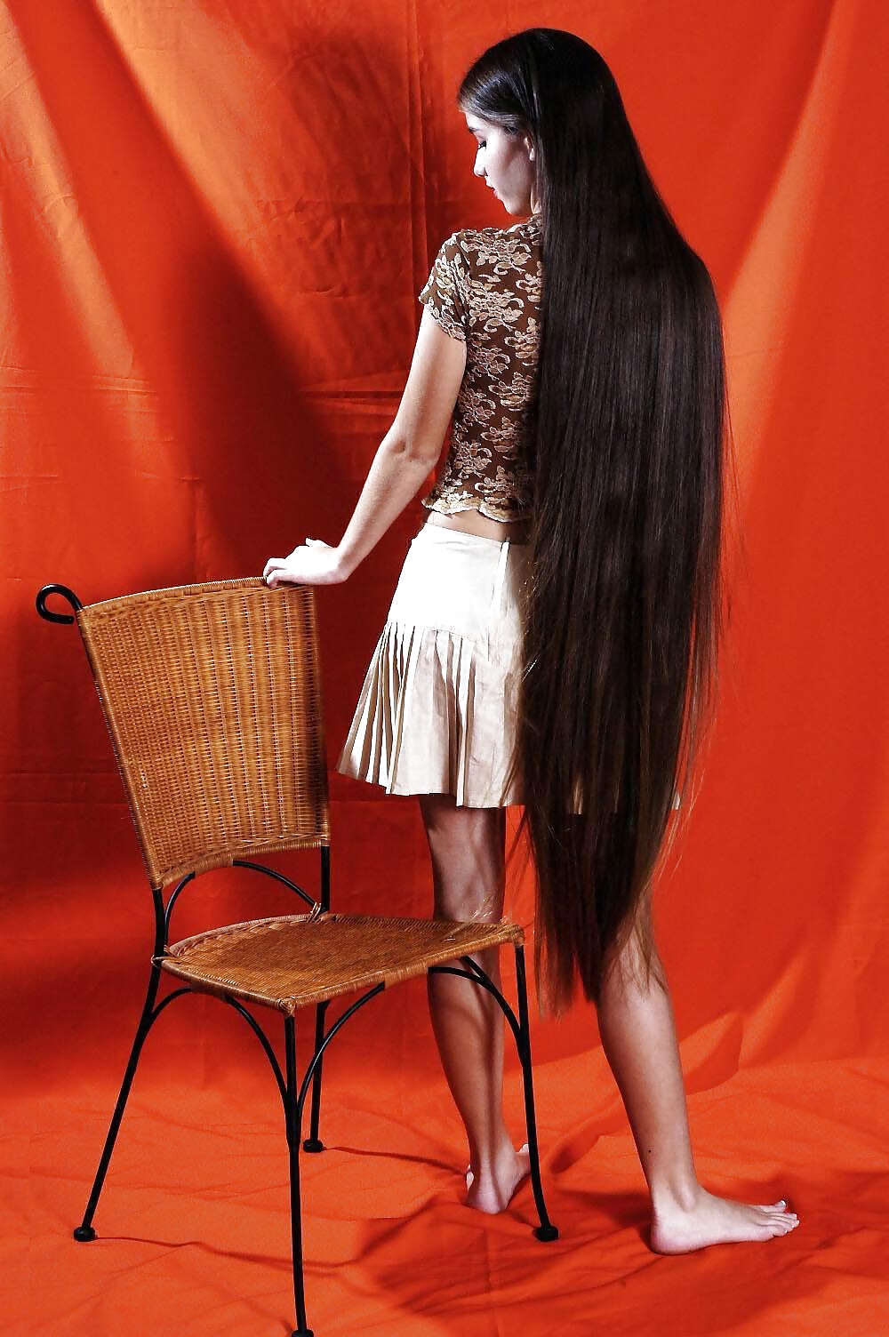 Beautiful Teen With Insanely Long Hair - 01 #28683477